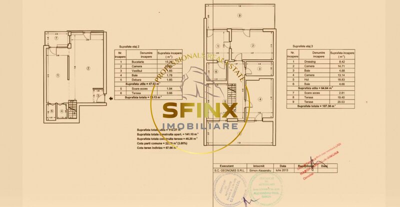 Doina Residence, Iancu Nicolae, 4 camere de vanzare cu terase generoase.